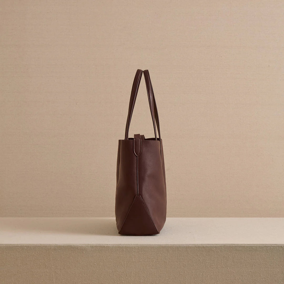 Leather Minimalist Tote Bag